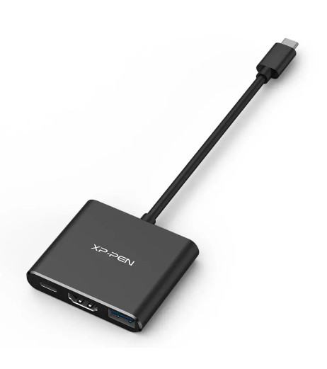 Адаптер Type-C 3-in-1 (USB+HDMI+DP)